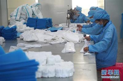 江西 開足馬力生產防護用品，全力保障市場供應